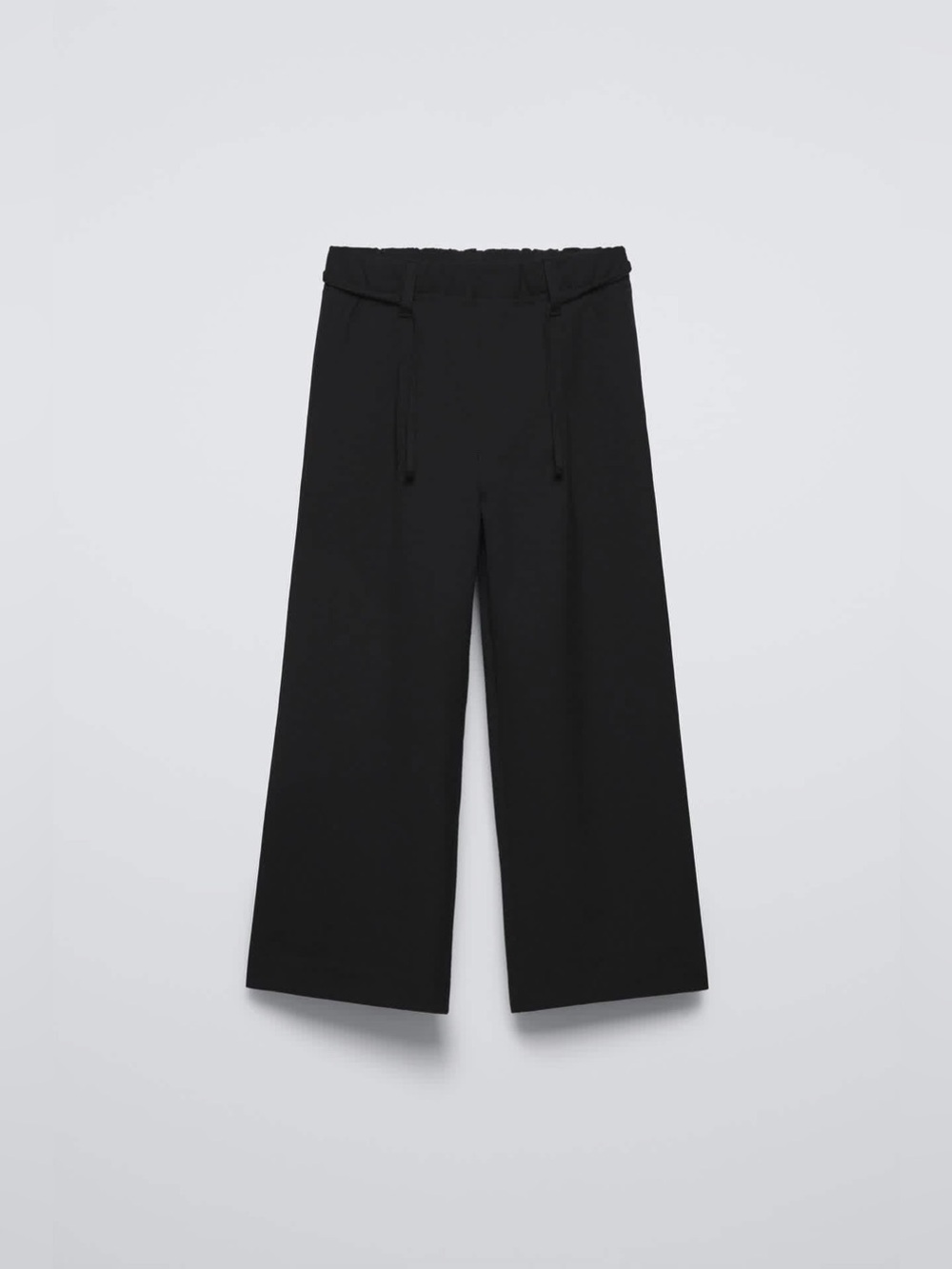 ZARA ELASTICATED BELT PANTS
